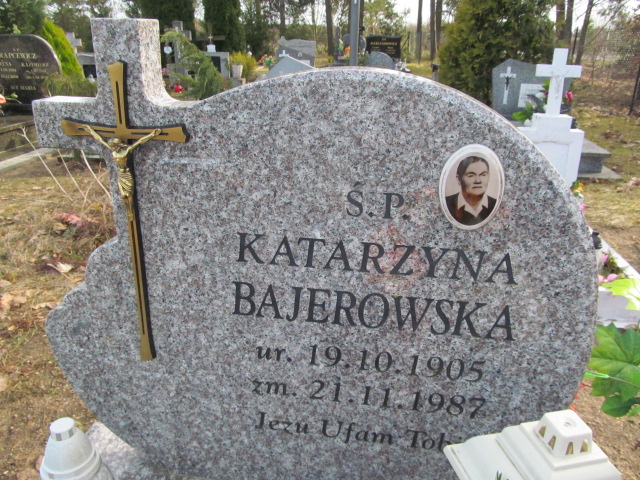 Katarzyna Bajerowska 1905 Stoczek Klasztorny - Grobonet - Wyszukiwarka osób pochowanych