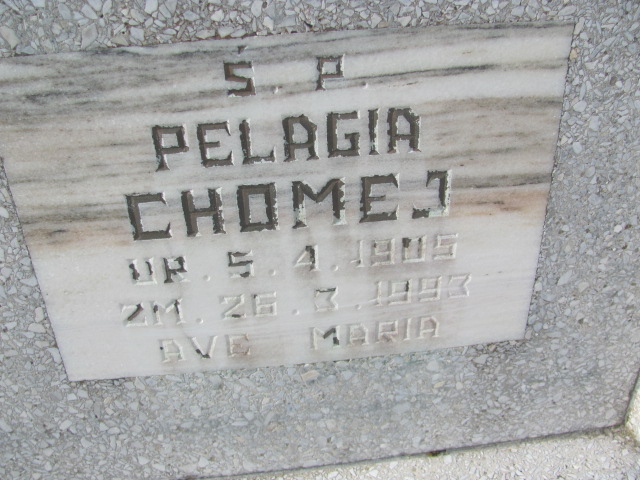 Pelagia Chomej 1905 Stoczek Klasztorny - Grobonet - Wyszukiwarka osób pochowanych