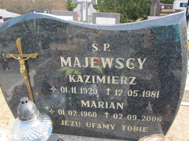 Marian Majewski 1960 Stoczek Klasztorny - Grobonet - Wyszukiwarka osób pochowanych
